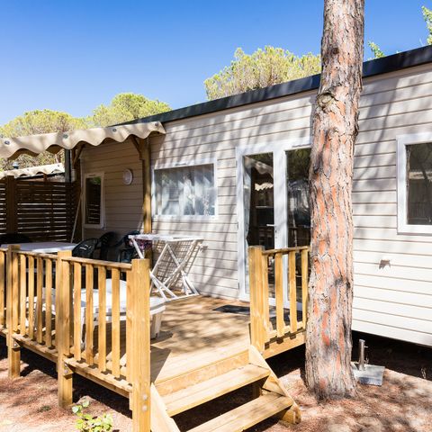 MOBILE HOME 6 people - Comfort XL | 3 Bedrooms | 6 Pers | Raised terrace | Air conditioning