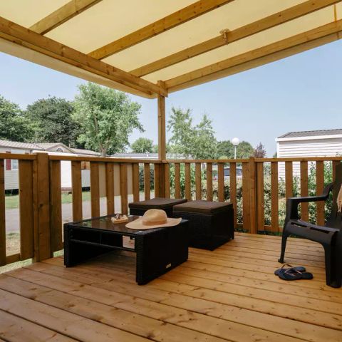 BUNGALOW 6 people - Mobil-home | Premium | 3 Bedrooms | 6 Pers. | Covered Terrace | Air-conditioned
