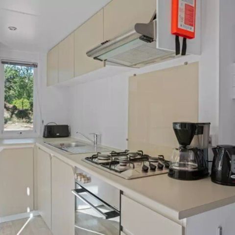 BUNGALOW 5 people - Mobile home | Comfort | 3 Bedrooms | 5 Pers | Raised terrace | Air conditioning | TV