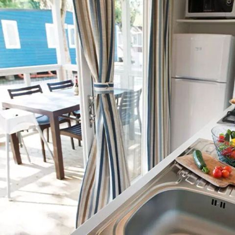 BUNGALOW 6 people - Mobile-home | Comfort | 3 Bedrooms | 6 Pers. | Raised terrace | 2 bathrooms | Air-con.