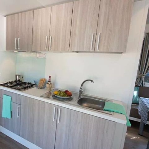 BUNGALOW 6 people - Mobile-home | Comfort | 3 Bedrooms | 6 Pers. | Raised terrace | 2 bathrooms | Air-con.