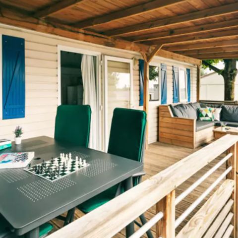 BUNGALOW 5 people - Mobile-home | Comfort | 2 Bedrooms | 5 Pers. | Terrace Lounge | 1 Bathroom | Air conditioning