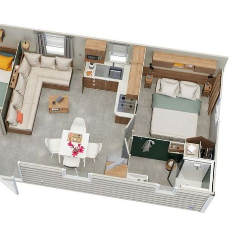 MOBILE HOME 6 people - Mobil-home Evasion+ 6 people 2 bedrooms 30m² - mobile home for 6 people