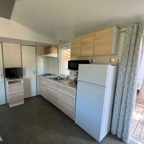 MOBILE HOME 6 people - 3 bedrooms - TV - CLIM