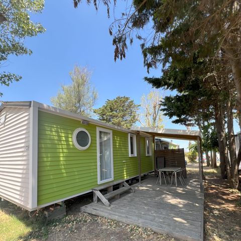 MOBILE HOME 6 people - 3 bedrooms - TV - CLIM