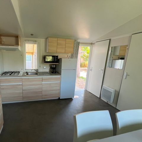 MOBILE HOME 6 people - 3 bedrooms - TV - CLIM
