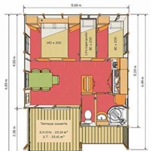 CHALET 5 people - STANDARD CLUB 5
