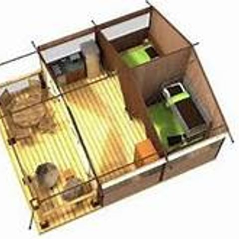 TENT 4 people - FREEFLOWER without sanitary facilities