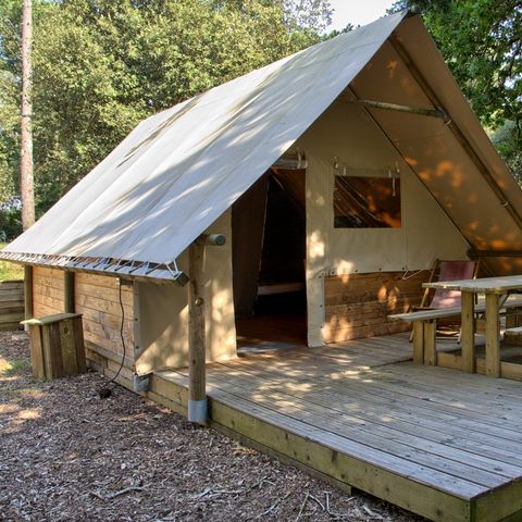 Glamping tent 4 persons - Amazon hut (without sanitary facilities)
