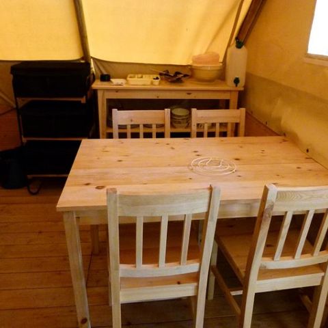 Glamping tent 4 persons - Amazon hut (without sanitary facilities)