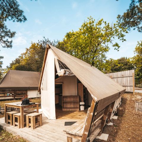 CANVAS AND WOOD TENT 5 people - SWEET JUNIOR EDEN