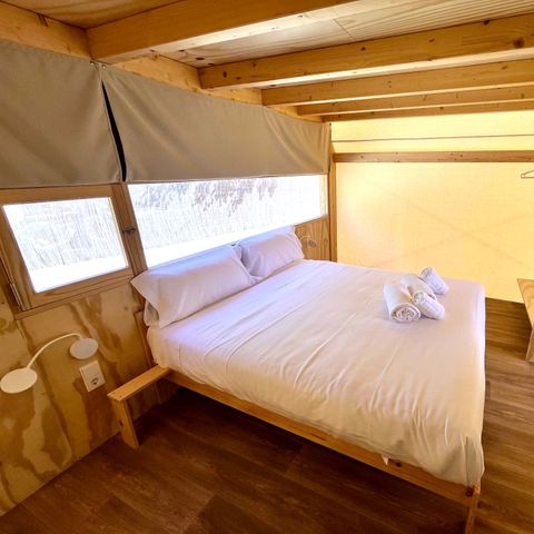 Canvas and wooden tent 5 persons - Iris