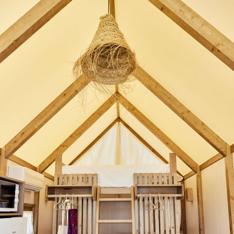 CANVAS AND WOOD TENT 2 people - Glamping Cabin-Tent Senyoret