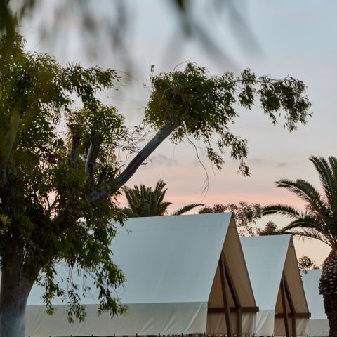 Canvas and wooden tent 2 persons - Glamping Cabin-Tent Senyoret