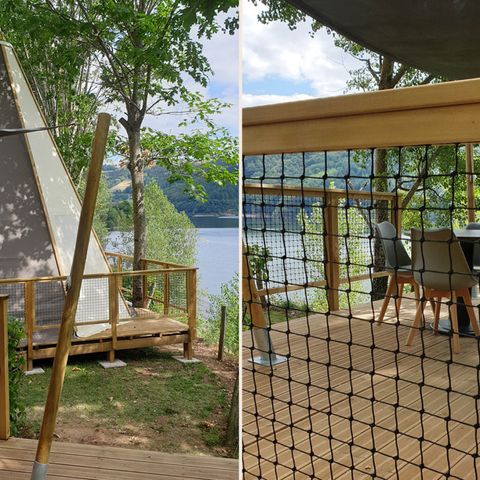 Accommodation 5 persons - TIPI - HOME 3bed - Without bathroom - 34m2