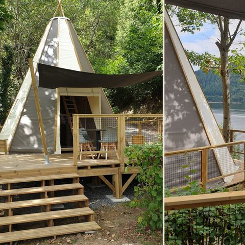 Accommodation 5 persons - TIPI - HOME 3bed - Without bathroom - 34m2
