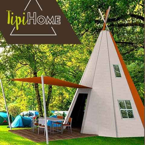 Accommodation 5 persons - TIPI - HOME 3bed - Without bathroom - 34m2