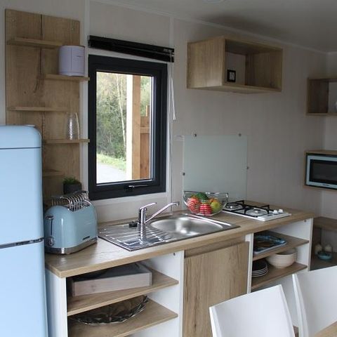 Mobile home 5 persons - CABANE GLAMPING 2ch - 5 pers - without sanitary - 22m2