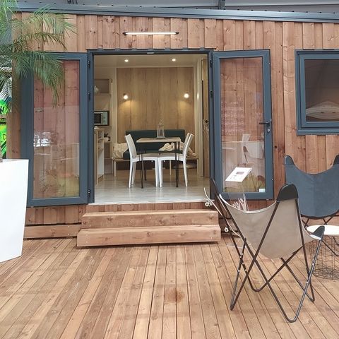 MOBILE HOME 4 people - GLAMPING CABIN 2bed 5pers - WITHOUT SANITARY - 22m2