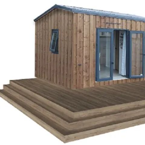 MOBILE HOME 4 people - GLAMPING CABIN 2bed 5pers - WITHOUT SANITARY - 22m2