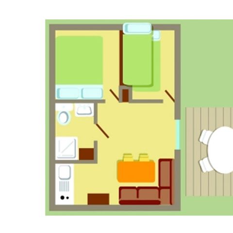 CHALET 4 people - CHALET COMFORT 2bed 4pers - 25m2