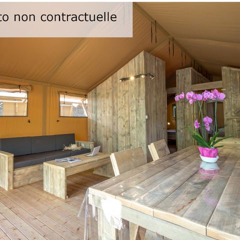 CANVAS AND WOOD TENT 4 people - Lodge Tent
