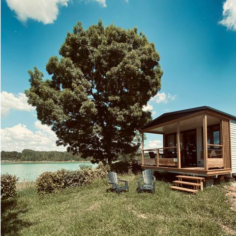 MOBILE HOME 4 people - Family Premium BDL 28m² - Air conditioning + TV + Covered terrace