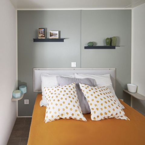 MOBILE HOME 6 people - Premium area 32/33m² + Air conditioning + TV + Covered terrace
