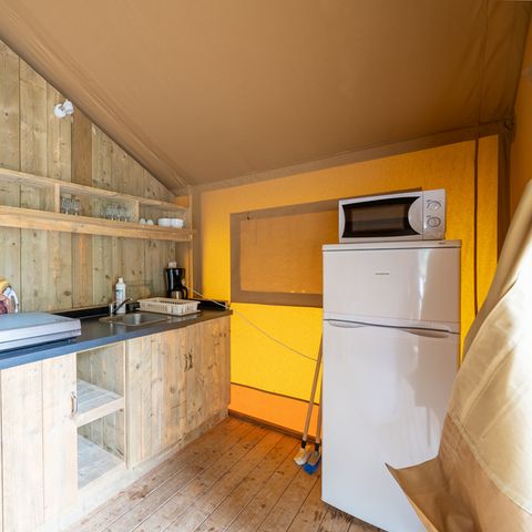 Lodge 6 persons - Ciela Nature Lodge tent - 2 bedrooms - Fitted kitchen - Bathroom