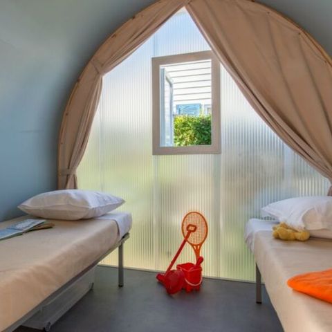 Tent 4 persons - Ciela Coco Sweet Tent - 2 bedrooms (without sanitary facilities)