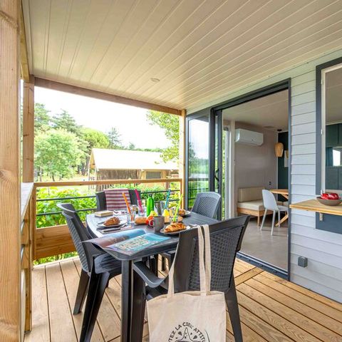 Mobile home 4 persons - Ciela Privilège Bay - 2 bedrooms - Lake view - barbecue