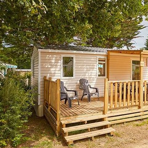 Mobile home 6 persons - Classic | 3 Bedrooms | 6 Pers | Raised terrace | 1 Bathroom | Air conditioning