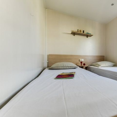 Mobile home 4 persons - Mobile-home | Comfort | 2 Bedrooms | 4 Pers. | Raised terrace
