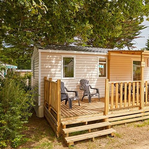 Mobile home 6 persons - Comfort | 3 Bedrooms | 6 Pers | Raised terrace | Air conditioning | TV