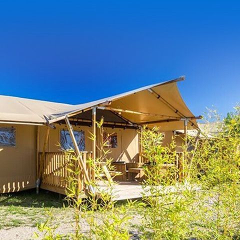 CANVAS AND WOOD TENT 5 people - Safari Lodge Tent | 2 Bedrooms | 4/5 People | 1 Bathroom