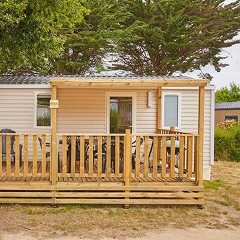 MOBILE HOME 6 people - Classic | 3 Bedrooms | 6 Pers | Raised terrace | 1 Bathroom | Air-con...