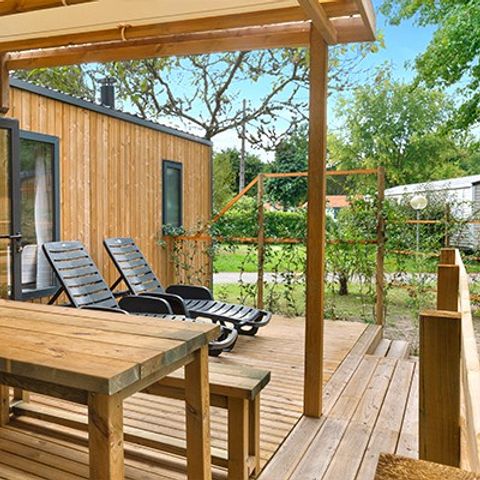 MOBILE HOME 4 people - Ultimate | 2 Bedrooms | 4 Pers. | Raised terrace | Air conditioning | TV
