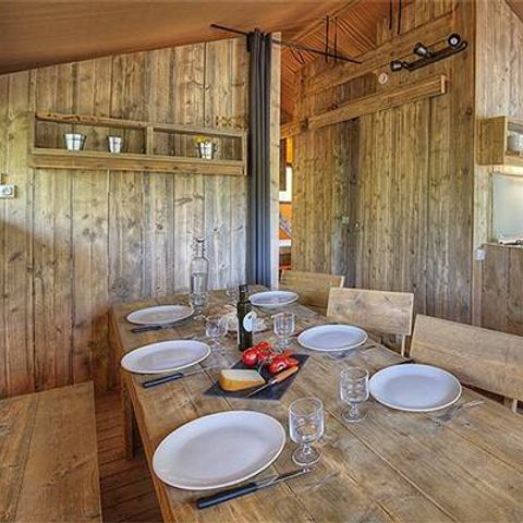 BUNGALOW 5 people - Safari Lodge Tent | 2 Bedrooms | 4/5 People | Single Terrace