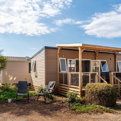 MOBILE HOME 8 people - Mobil-home | Premium | 3 Bedrooms | 6/8 Pers | Terrace Lounge | 1 Bathroom | Air conditioning | TV