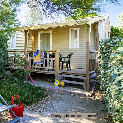 MOBILE HOME 6 people - Comfort semi-covered terrace (C7T)