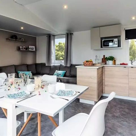 MOBILE HOME 6 people - Castel Palace**** with air conditioning 3bed 2bath 6pers 6 people