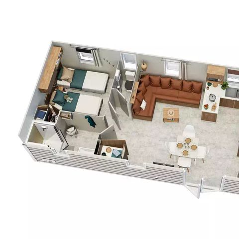 MOBILE HOME 4 people - Mobile-Home Castel Palace 3 Rooms 4 People Air-conditioned