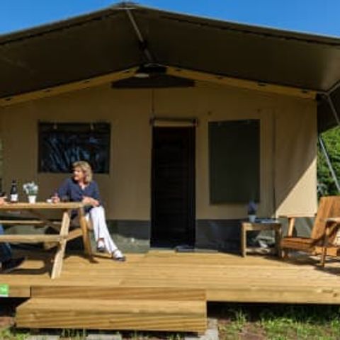 CANVAS AND WOOD TENT 6 people - Bulot