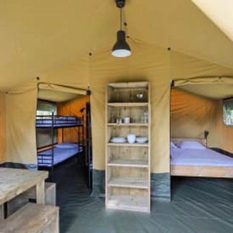 CANVAS AND WOOD TENT 6 people - Bulot