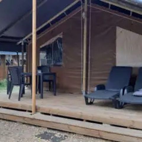 CANVAS AND WOOD TENT 6 people - Lodgetent type SL+