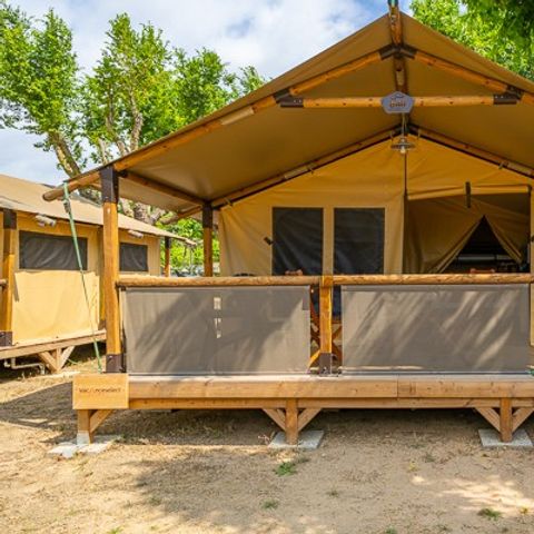 MOBILE HOME 5 people - Super Lodge Tent | 2 Bedrooms | 4/5 Pers. | No bathroom