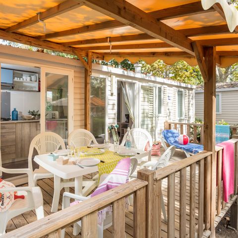 MOBILE HOME 6 people - Comfort | 3 Bedrooms | 6 Pers | Raised terrace | Air conditioning