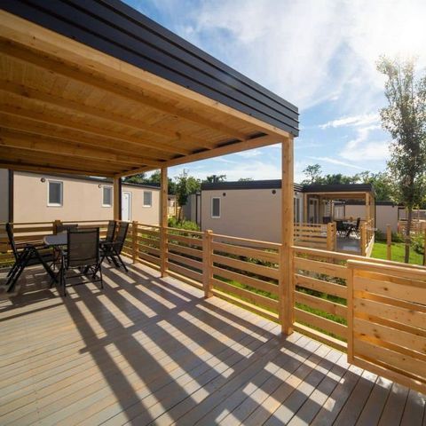MOBILE HOME 6 people - Mobile-home | Comfort XL | 3 Bedrooms | 6 Pers | Raised terrace | 2 bathrooms | Air conditioning | TV
