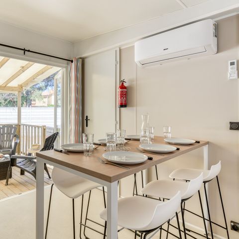 MOBILE HOME 6 people - Premium | 3 Bedrooms | 6 Pers | Terrace Lounge | Air conditioning | TV