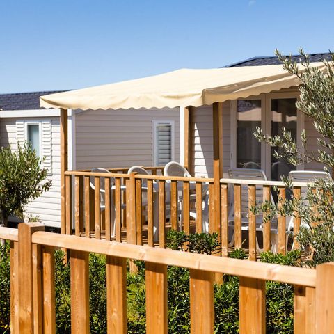 MOBILE HOME 6 people - Mobile-home | Comfort | 2 Bedrooms | 4/6 Pers. | Raised terrace | Air conditioning | TV